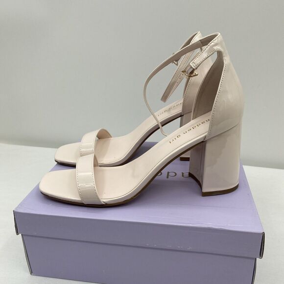 Madden Girl STAR Block Heel Platform Sandal Ankle Strap Square Toe Pink Size 11 - Picture 8 of 13